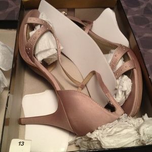 Fioni Night Infuego Nude High Heel Sandals N.I.B.